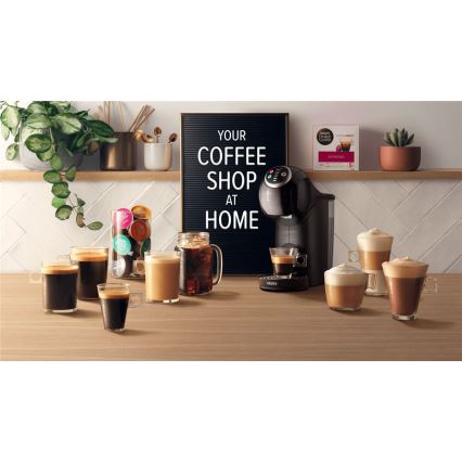 Krups - Ekspres na kapsułki NESCAFÉ DOLCE GUSTO GENIO S 1500W antracyt