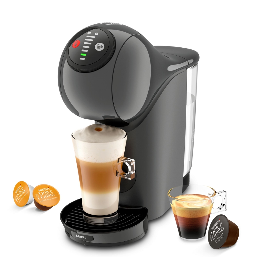 Krups - Ekspres na kapsułki NESCAFÉ DOLCE GUSTO GENIO S 1500W antracyt