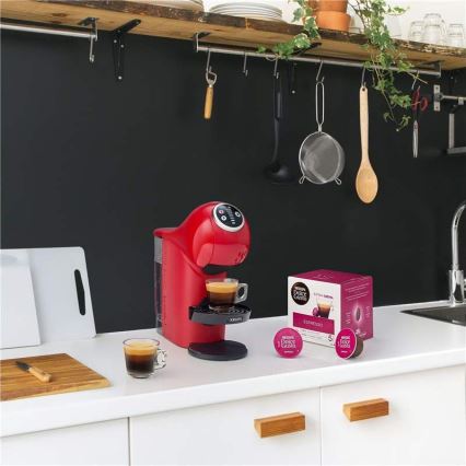 Krups - Ekspres na kapsułki NESCAFÉ DOLCE GUSTO GENIO S PLUS 1500W czerwony