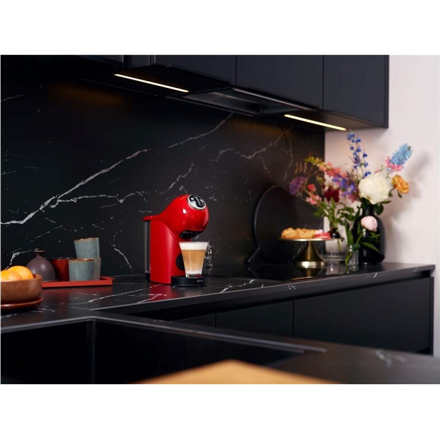 Krups - Ekspres na kapsułki NESCAFÉ DOLCE GUSTO GENIO S PLUS 1500W czerwony