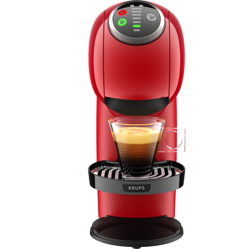 Krups - Ekspres na kapsułki NESCAFÉ DOLCE GUSTO GENIO S PLUS 1500W czerwony