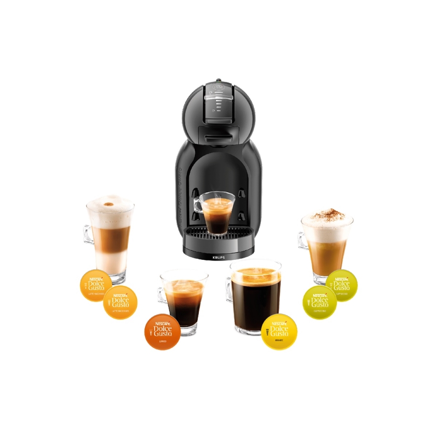 Krups - Ekspres na kapsułki NESCAFÉ DOLCE GUSTO MINI ME 1500W antracyt