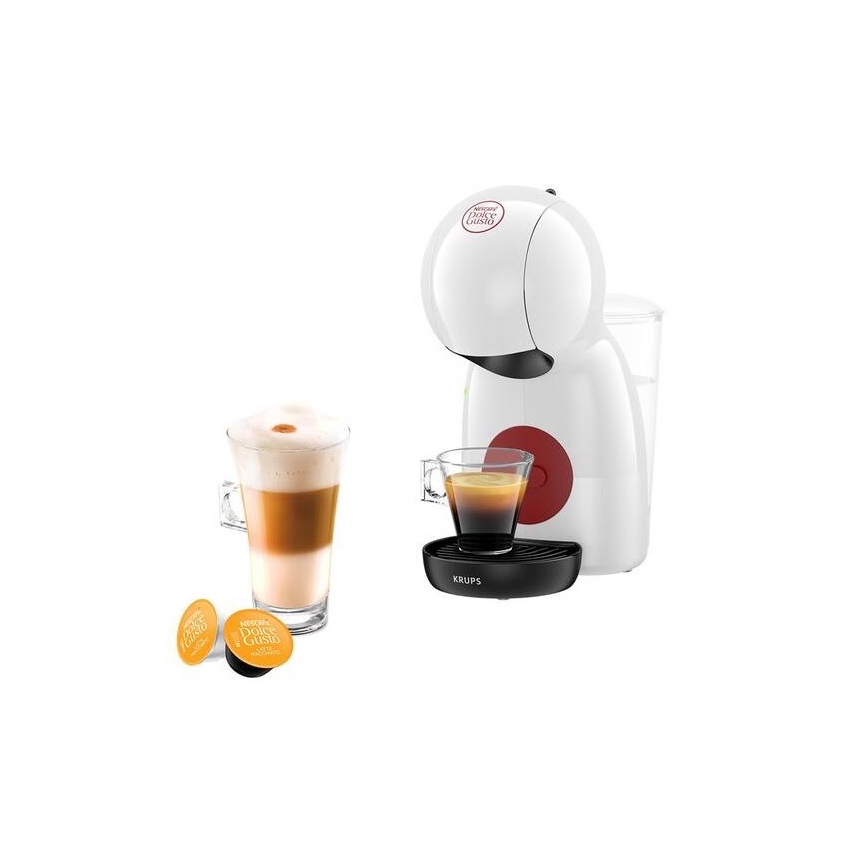 Krups - Ekspres na kapsułki NESCAFÉ DOLCE GUSTO PICCOLO XS 1600W biały