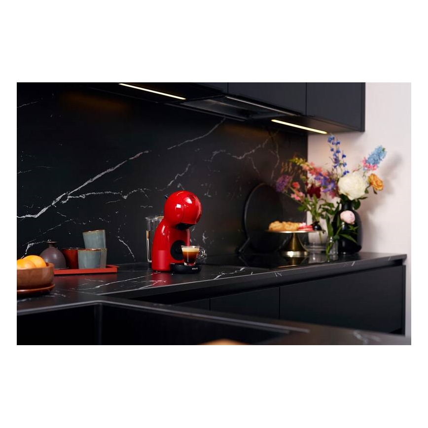 Krups - Ekspres na kapsułki NESCAFÉ DOLCE GUSTO PICCOLO XS 1600W czerwony