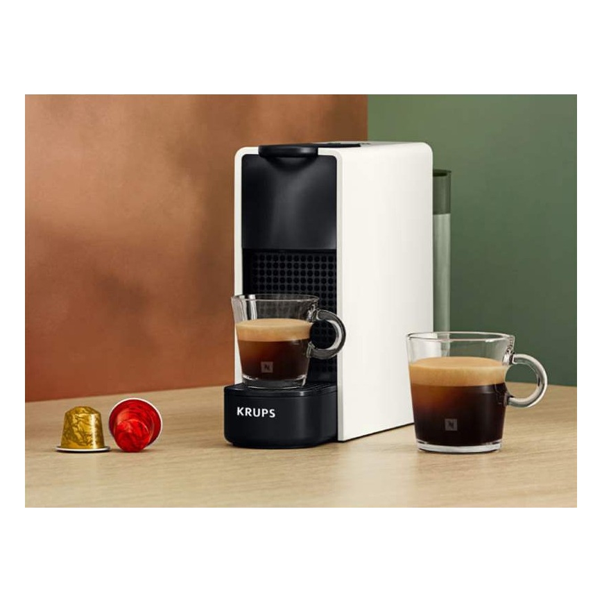Krups - Ekspres na kapsułki NESPRESSO Essenza mini 1310W/230V biały