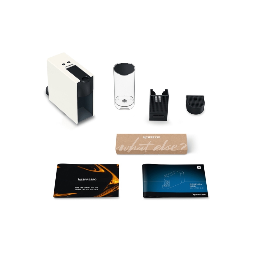 Krups - Ekspres na kapsułki NESPRESSO Essenza mini 1310W/230V biały