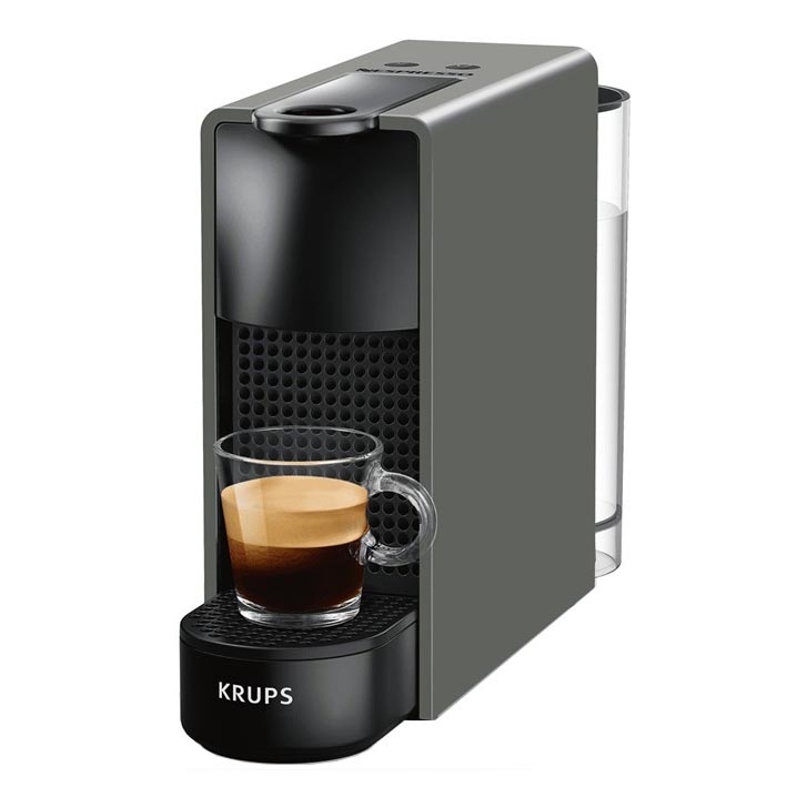 Krups - Ekspres na kapsułki NESPRESSO Essenza mini 1310W/230V szary