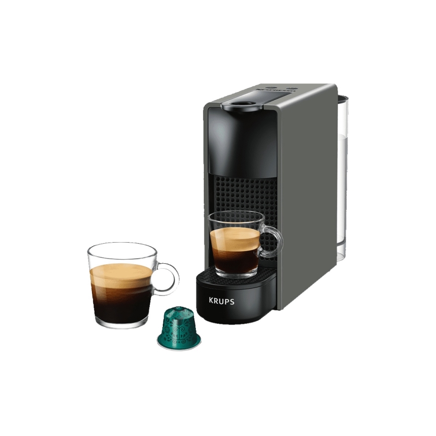 Krups - Ekspres na kapsułki NESPRESSO Essenza mini 1310W/230V szary