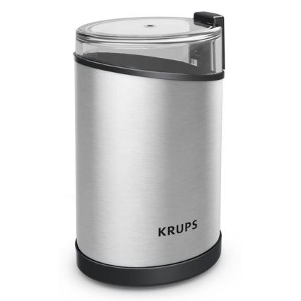 Krups - Elektryczny młynek do kawy 85g FAST-TOUCH 200W/230V matowy chrom