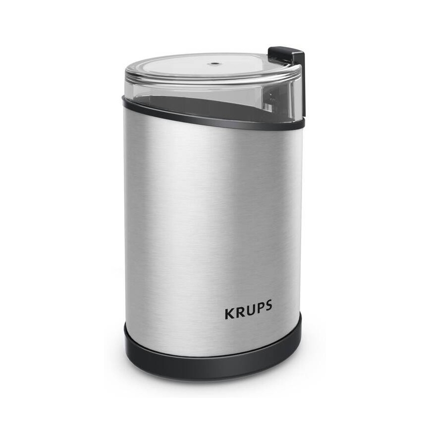 Krups - Elektryczny młynek do kawy 85g FAST-TOUCH 200W/230V matowy chrom
