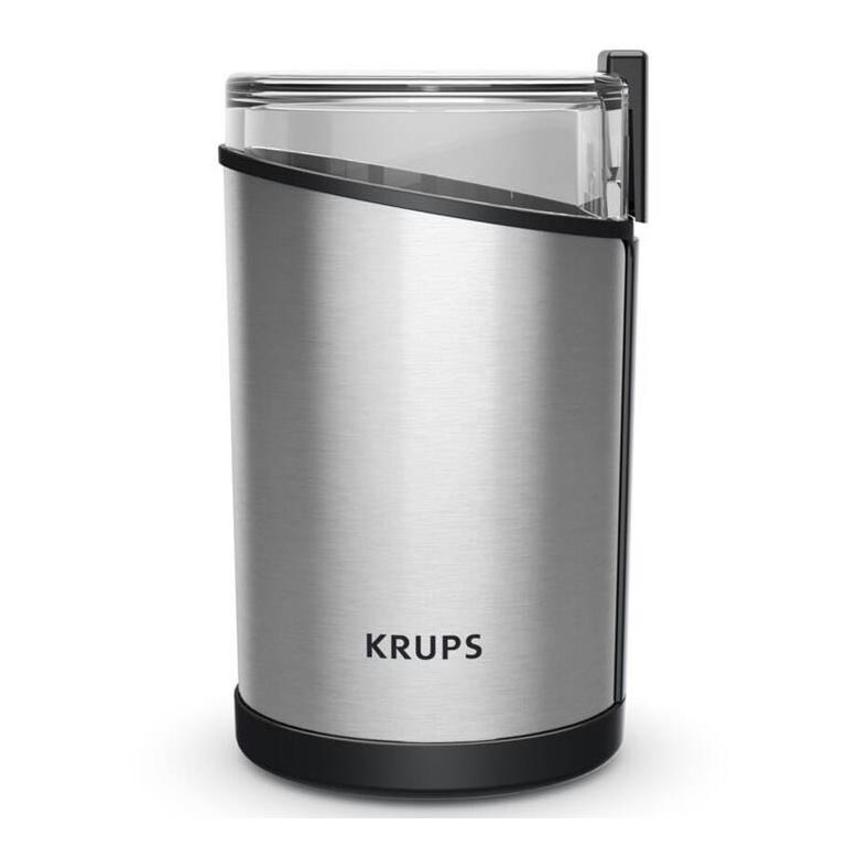 Krups - Elektryczny młynek do kawy 85g FAST-TOUCH 200W/230V matowy chrom