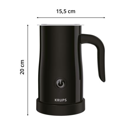 Krups - Spieniacz do mleka 300ml czarny