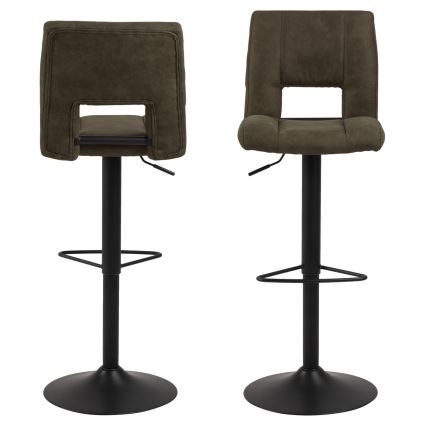 Krzesło barowe SERENA, 1 szt., zielone