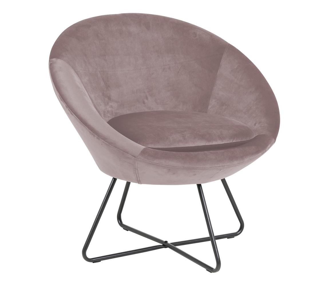 Krzeslo BERYL różowy