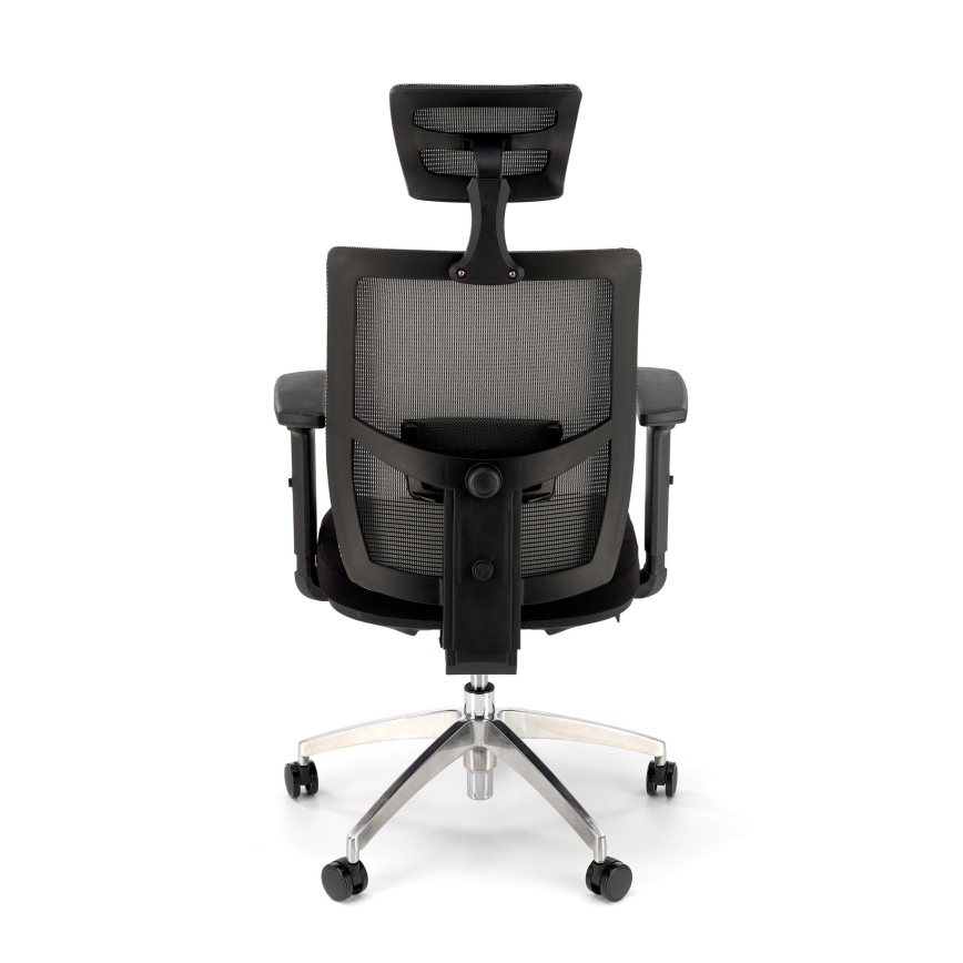 Krzesło biurowe ELMIR czarno-szare