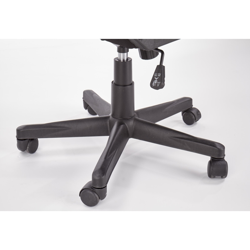 Krzesło biurowe KODA jasnoszare/niebieskie