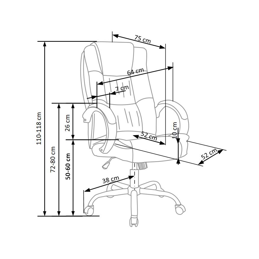 Krzesło biurowe SELO beżowe