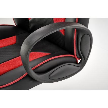 Krzesło biurowe SENTI, czerwone