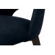 Krzesło do jadalni BOVIO 86x48 cm ciemnoniebieskie/buk