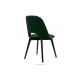Krzesło do jadalni BOVIO 86x48 cm ciemnozielony/buk