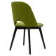 Krzesło do jadalni BOVIO 86x48 cm jasnozielone/buk