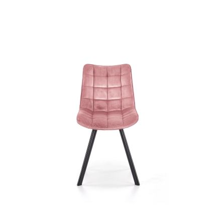 Krzesło do jadalni COMORO, 1 szt., różowe