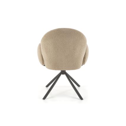 Krzesło do jadalni KIVA, 1 szt., brązowe