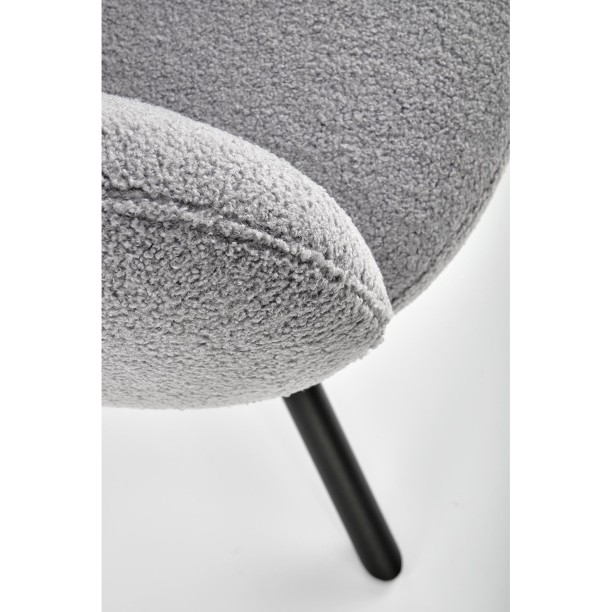 Krzesło do jadalni KIVA, 1 szt., szare