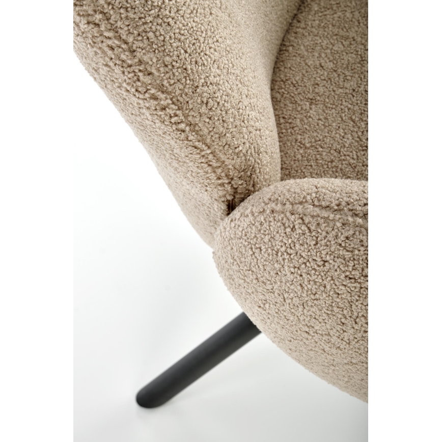 Krzesło do jadalni KIVA — 1 szt., brązowe