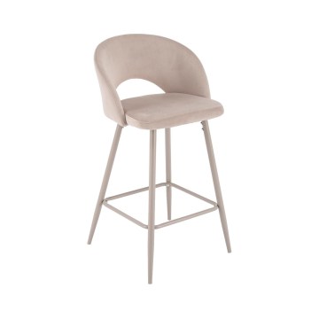 Krzesło do jadalni KVEL 1 szt. kremowe