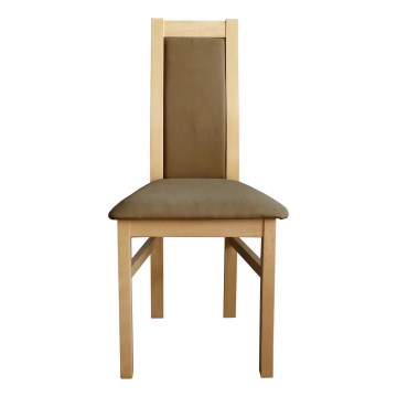 Krzesło do jadalni ZOE buk/brązowe