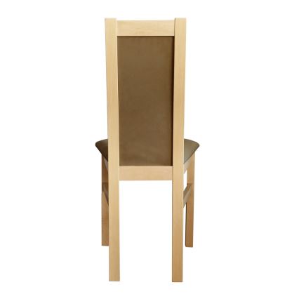 Krzesło do jadalni ZOE buk/brązowy
