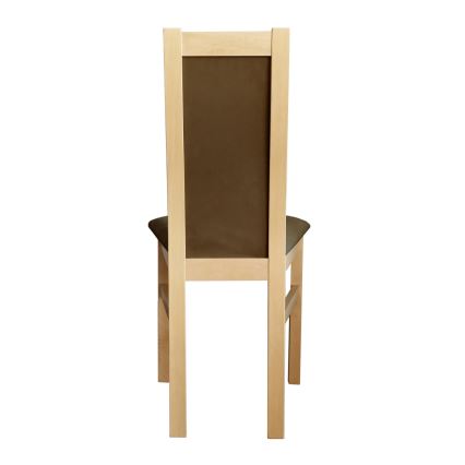 Krzesło do jadalni ZOE buk/ciemnobrązowy