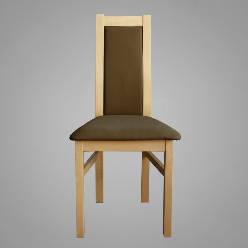 Krzesło do jadalni ZOE dąb/ciemny brąz