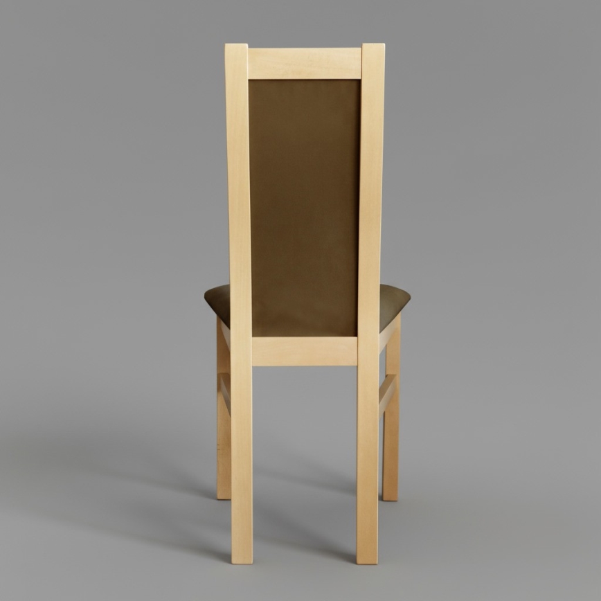 Krzesło do jadalni ZOE dąb/ciemny brąz