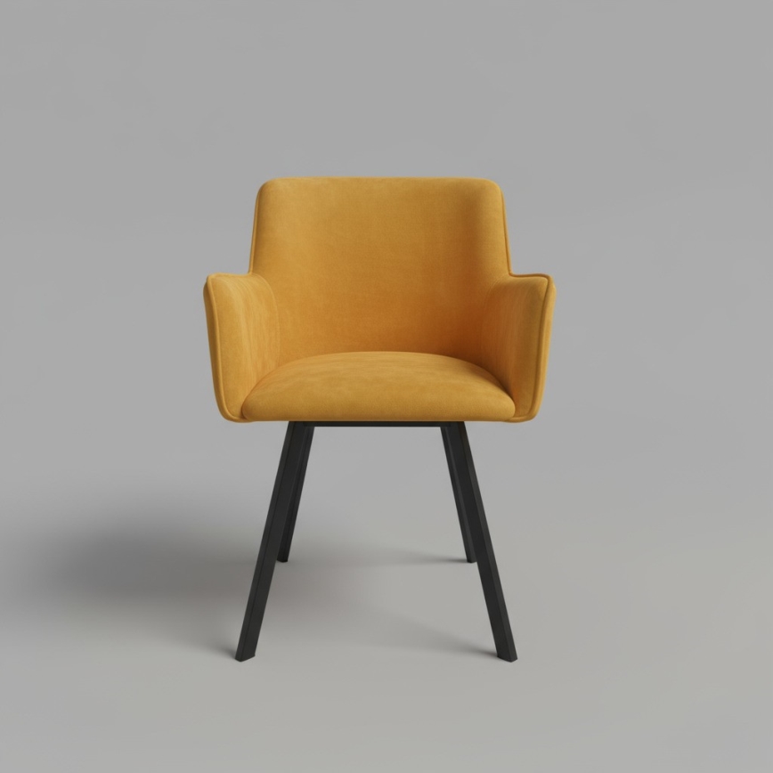 Krzesło jadalniane AMELIA pomarańczowe