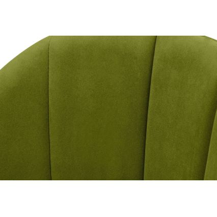 Krzesło jadalniane BOVIO 86x48 cm jasnozielone/ buk
