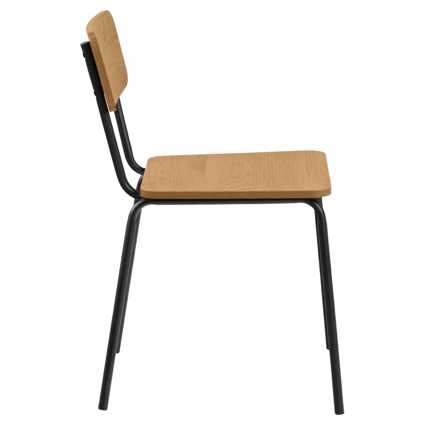 Krzesło jadalniane CARYS, 1 szt., dąb