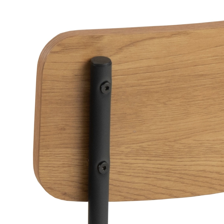 Krzesło jadalniane CARYS, 1 szt., dąb