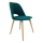 Krzesło jadalniane THEO turkusowe