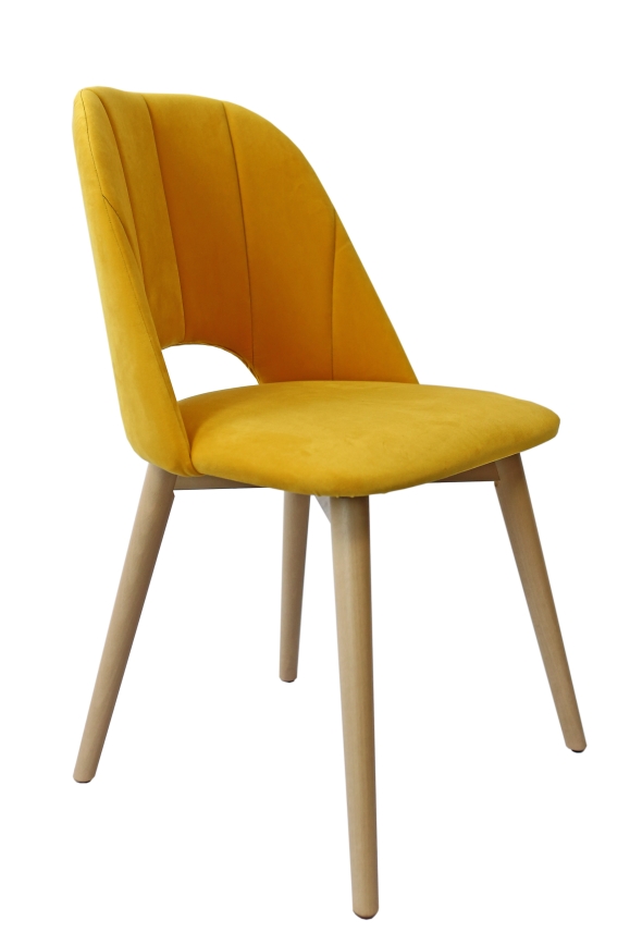 Krzesło jadalniane THEO żółte