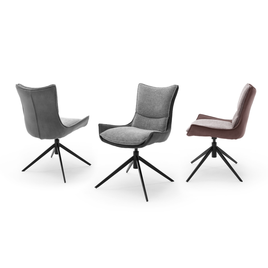 Krzesło ZAIRA, 1 szt., brązowe/czerwone