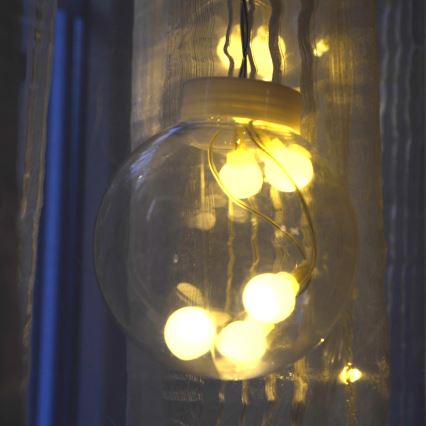 Kurtyna świetlna LED WISH BALLS 108 diod LED/8 funkcji 4,5 m ciepła biel