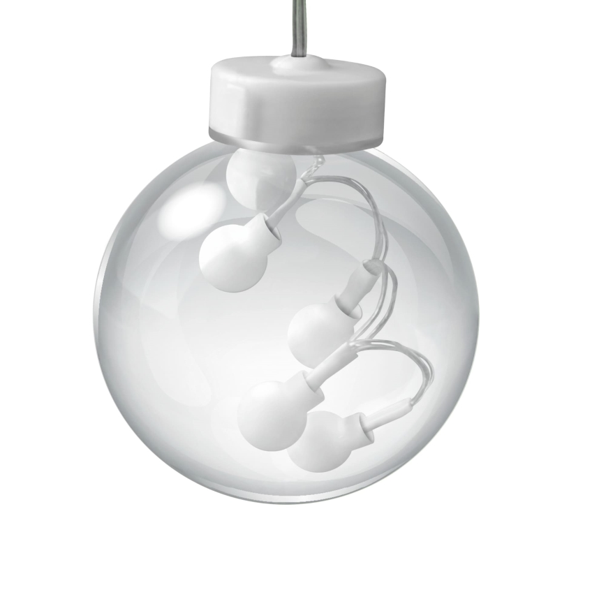 Kurtyna świetlna LED WISH BALLS 108 diod LED/8 funkcji 4,5 m ciepła biel