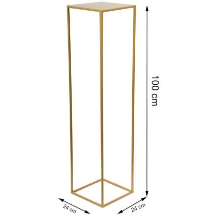 Kwietnik 100x24 cm złoty