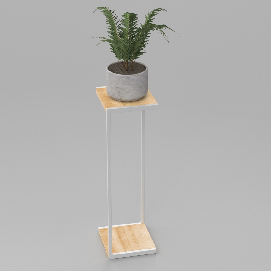 Kwietnik 100x30x34 cm białe
