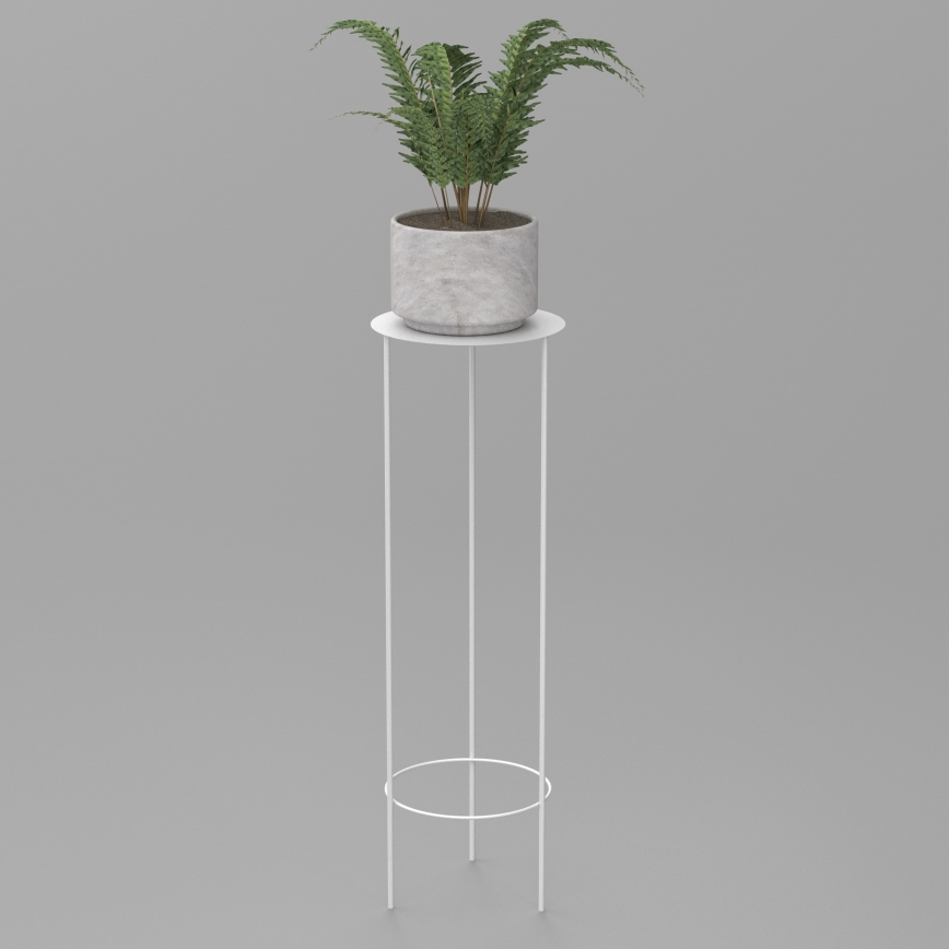 Kwietnik 100x32 cm białe