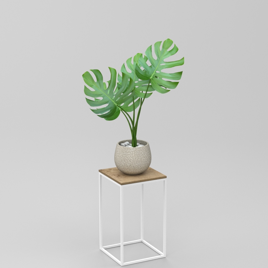 Kwietnik 40x24 cm białe