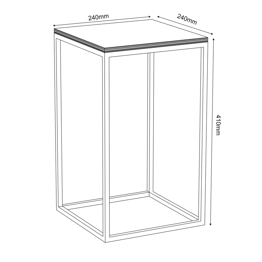 Kwietnik 40x24 cm białe