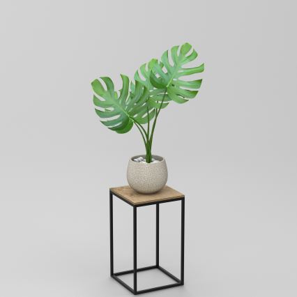 Kwietnik 40x24 cm czarne